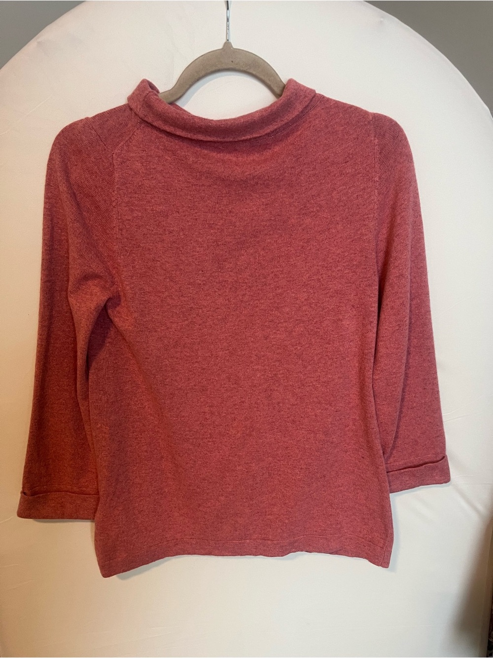 Boden Women's Heathered Rust Cowl Neck Sweater - Picture 4 of 14